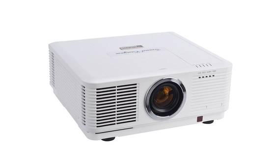 Biały projektor 3LCD do dużych pomieszczeń o wysokiej jasności 10000 lumenów