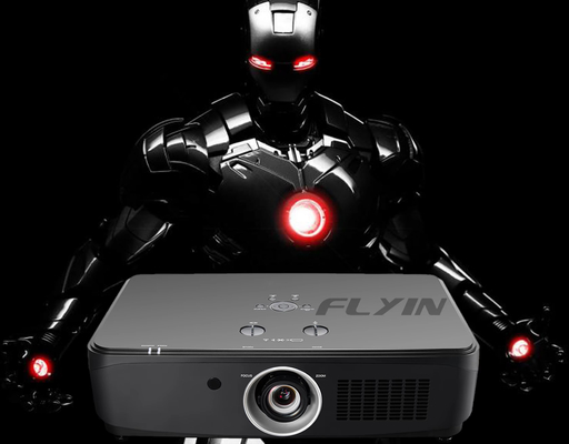 Edukacja na świeżym powietrzu FLYIN 7100Lumens 3LCD 4K projektor laserowy z wysoką jasnością rozdzielczości i wbudowanym głośnikiem