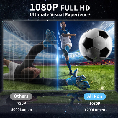 FY360 4K HD Smart LCD Projector High Brightness Home Theater Laser z Androidem 11.0 BT5.2 Wbudowany dźwięk stereo i US Plug
