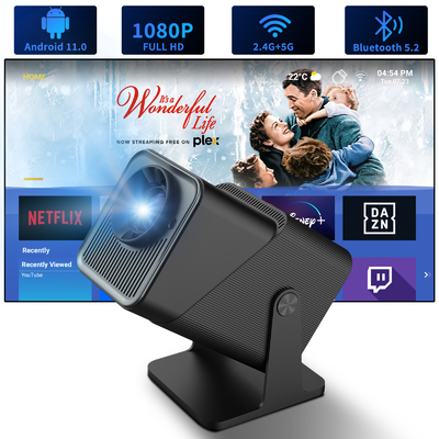 FY360 4K HD Smart LCD Projector High Brightness Home Theater Laser z Androidem 11.0 BT5.2 Wbudowany dźwięk stereo i US Plug
