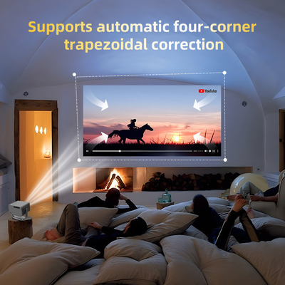 FLYIN P20 Pro 4K 350Lms 1080P Full HD Projektor Auto Focus Obiektyw Lampa LCD Android 13 Airplay Przenośny Home Theater