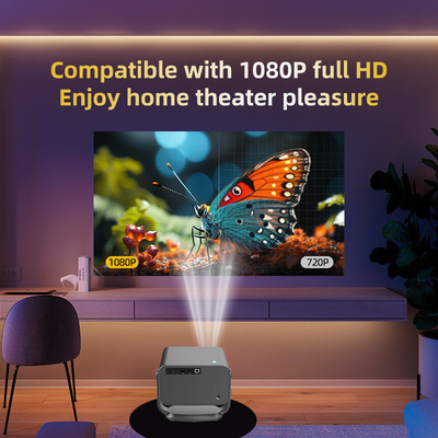FLYIN P20 Pro 4K 350Lms 1080P Full HD Projektor Auto Focus Obiektyw Lampa LCD Android 13 Airplay Przenośny Home Theater