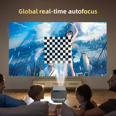 FLYIN P20 Pro 4K 350Lms 1080P Full HD Projektor Auto Focus Obiektyw Lampa LCD Android 13 Airplay Przenośny Home Theater