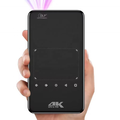Flyin S90 4K Mini Przenośny Android Smart DLP Projektor WIFI Bluetooth Włączony W kształcie telefonu komórkowego US Plug LED Lamp Bateria 3D