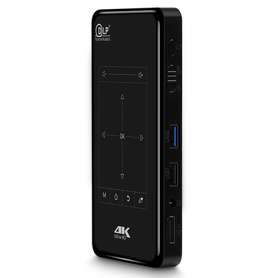 FLYIN P-09II Profesjonalny 4K Mini Projektor DLP LED Lampa Projektor Telekomunikacja Stereo WiFi-Smart Home Przenośny Projektor