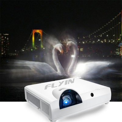 Flyin-C90SW+ 4200 Lumens WXGA 3LCD Laser Short Throw Projektor Wbudowany w Androida 5000000:1 Kontrast dla edukacji Biznes