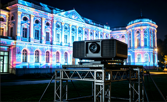 Projektor laserowy DLP z 13 000 lumenami Jasność 4K Kompatybilny do dużych miejsc użytkowania na zewnątrz