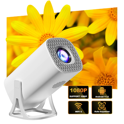 Flyin S40 Kino domowe Full HD 1080P 4K Projektor Gry Projektor 120 ANSI Lumens Telewizor domowy
