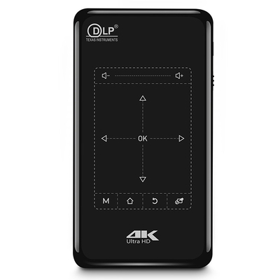 FLYIN P-09II Profesjonalny 4K Mini Projektor DLP LED Lampa Projektor Telekomunikacja Stereo WiFi-Smart Home Przenośny Projektor