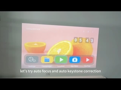 Flyin Lampy LCD LED Projektor Android Wbudowany głośnik stereo US EURO Wtyczka